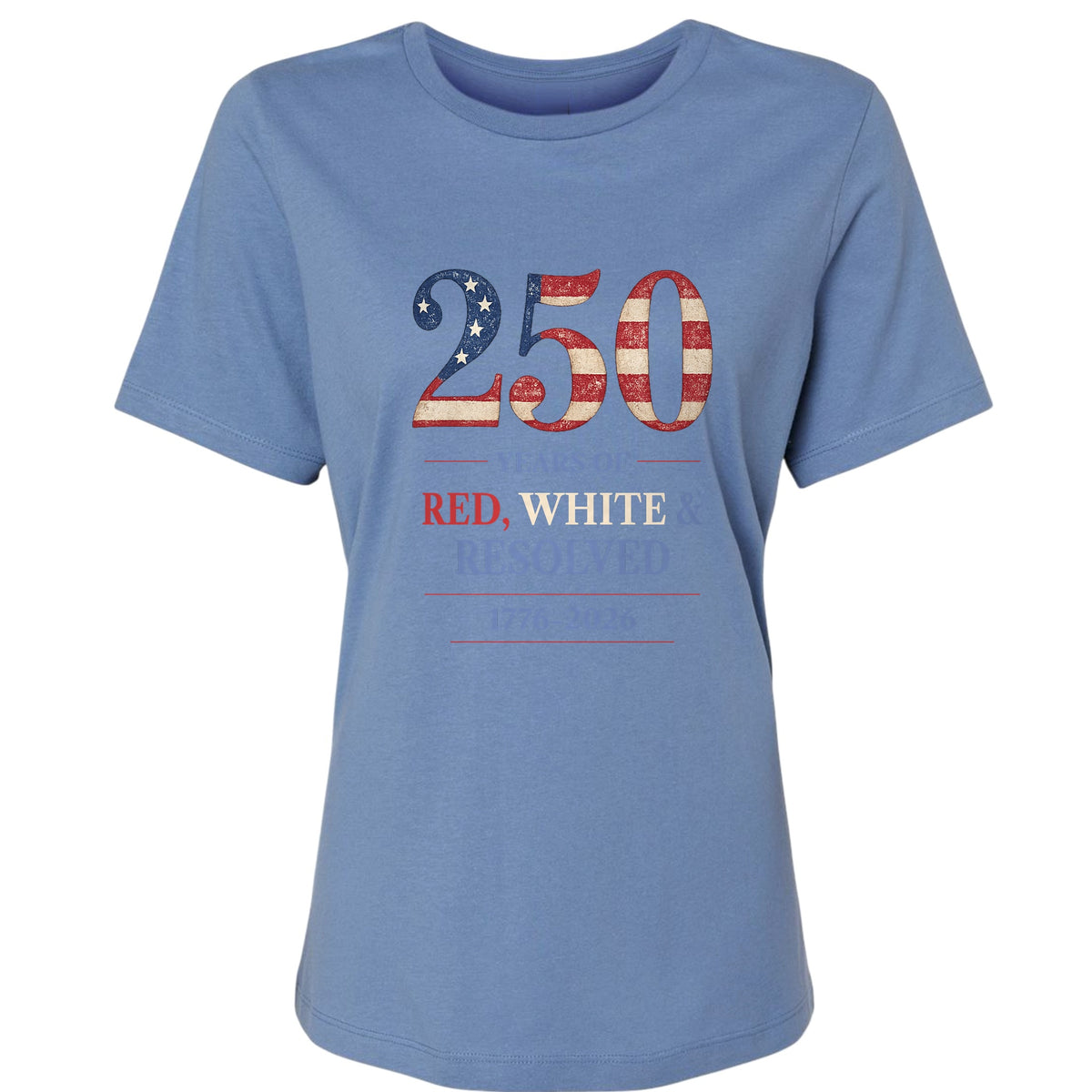 250 Red White and Resolved Women's T-Shirt