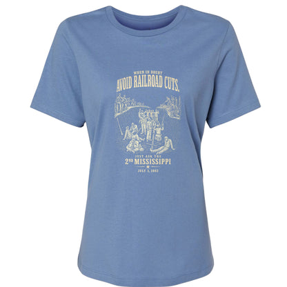 Avoid Railroad Cuts Women's T-Shirt