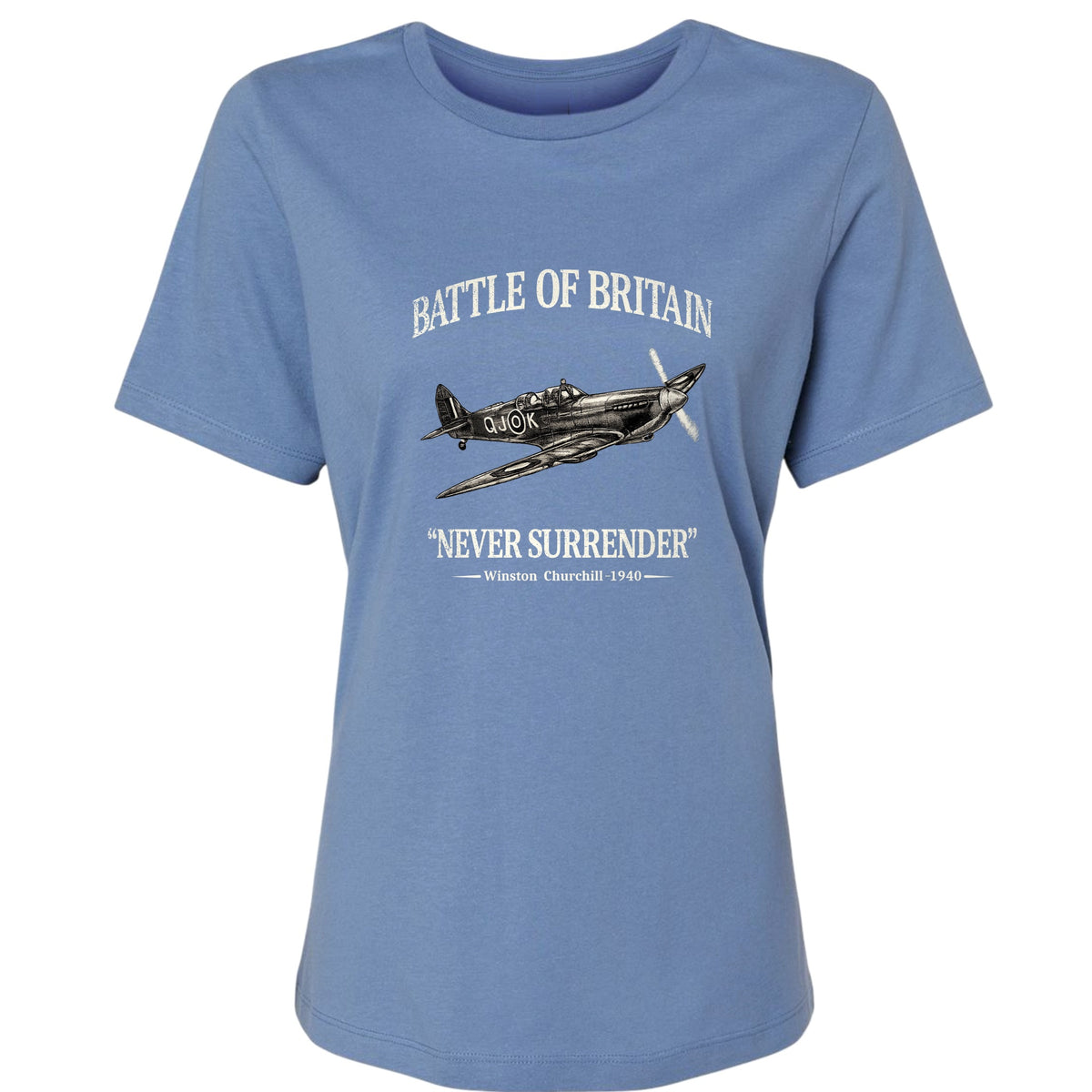 Battle of Britain Never Surrender Women's T-Shirt