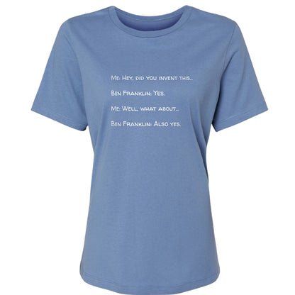 Ben Franklin Inventor Women's T-Shirt