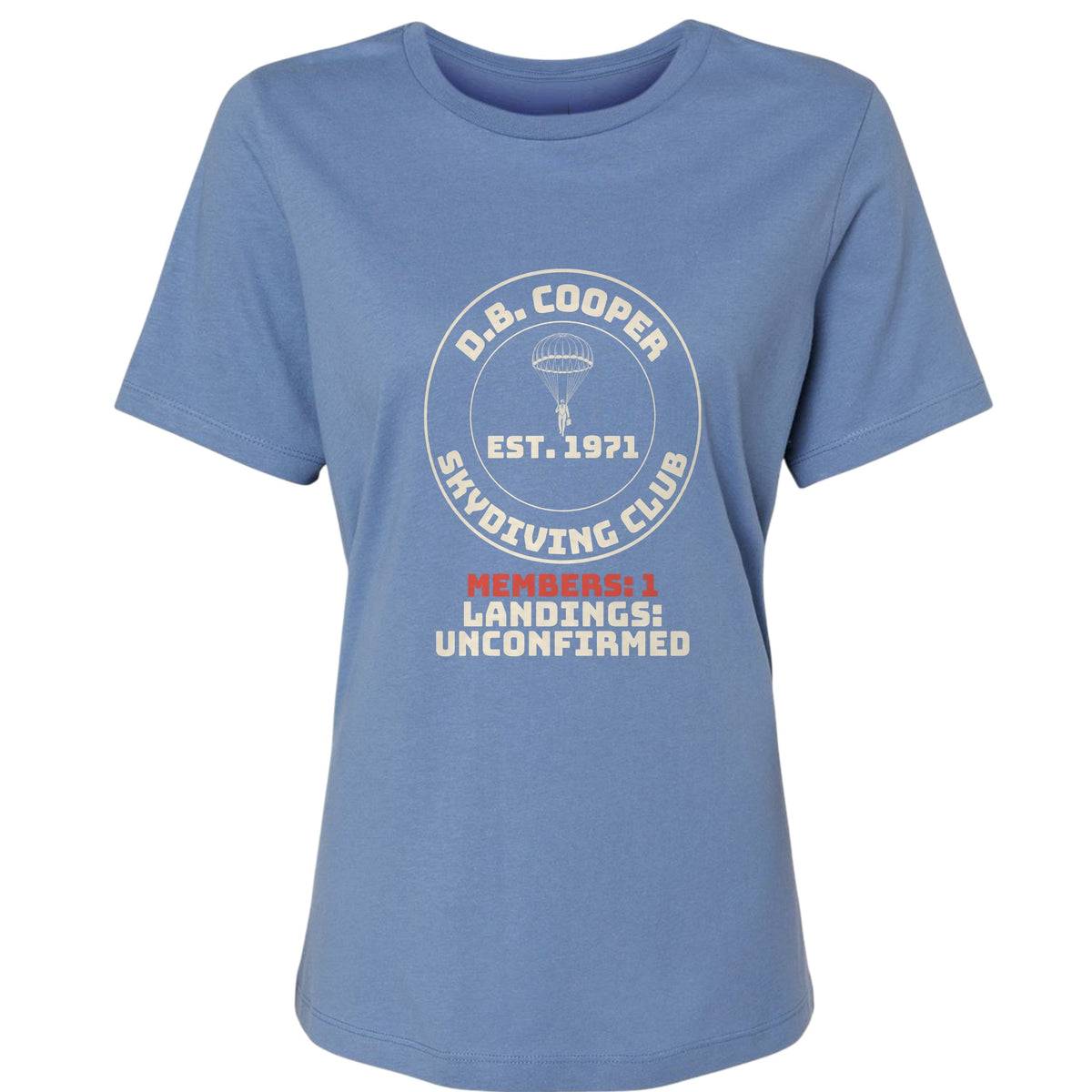 DB Cooper Skydiving Club Women's T-Shirt