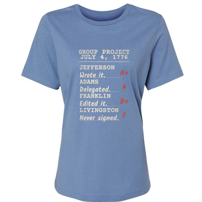 Declaration Of Independence Group Project Women's T-Shirt
