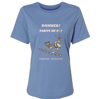 Donner Reindeer Party Of One Women's T-Shirt