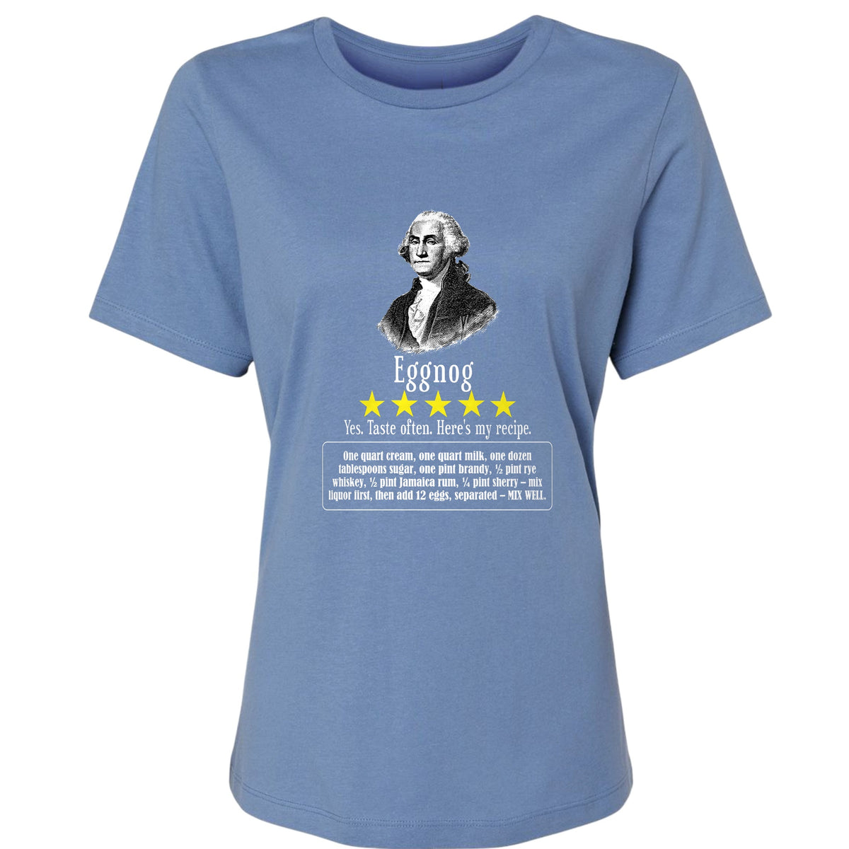 Eggnog George Washington Women's T-Shirt