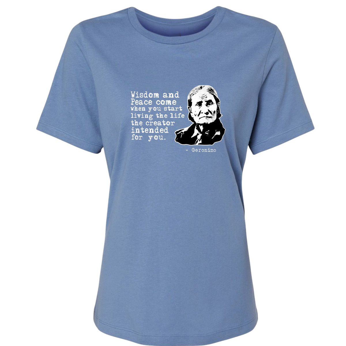Geronimo Wisdom And Peace Women's T-Shirt