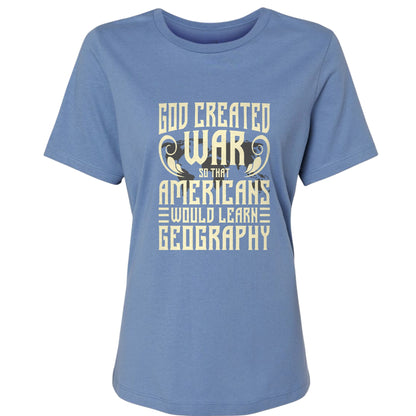 God Created War Women's T-Shirt