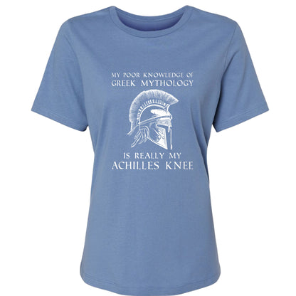 Greek Mythology Achilles Knee Women's T-Shirt
