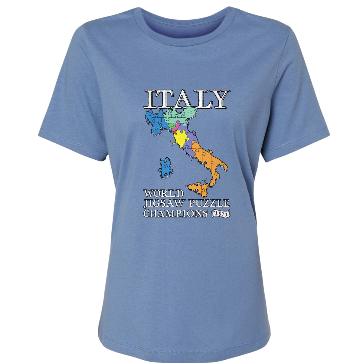 Italy Jigsaw Puzzle Women's T-Shirt
