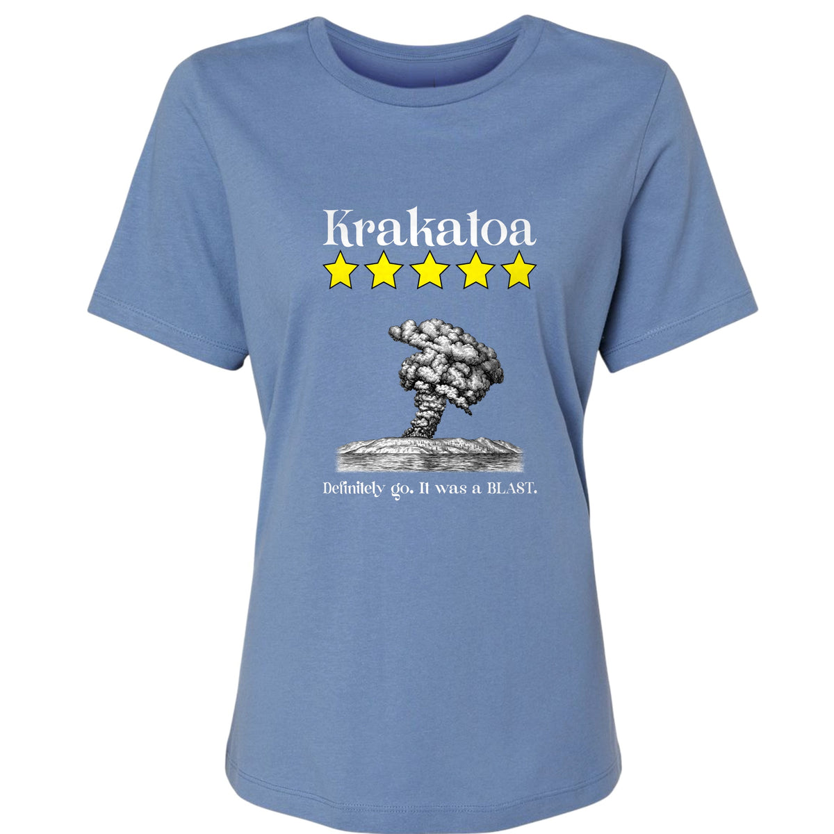 Krakatoa 5 Star Women's T-Shirt