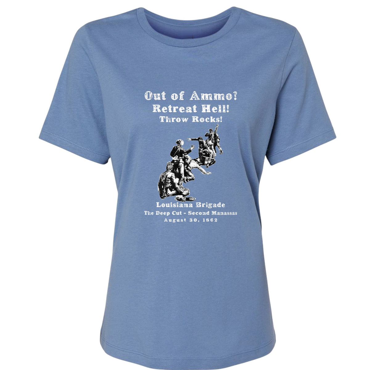 Out Of Ammo Throw Rocks Women's T-Shirt