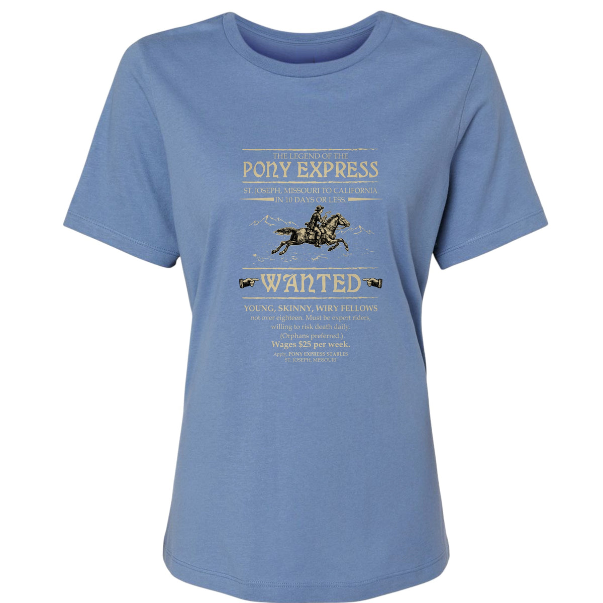 Pony Express Poster Women's T-Shirt