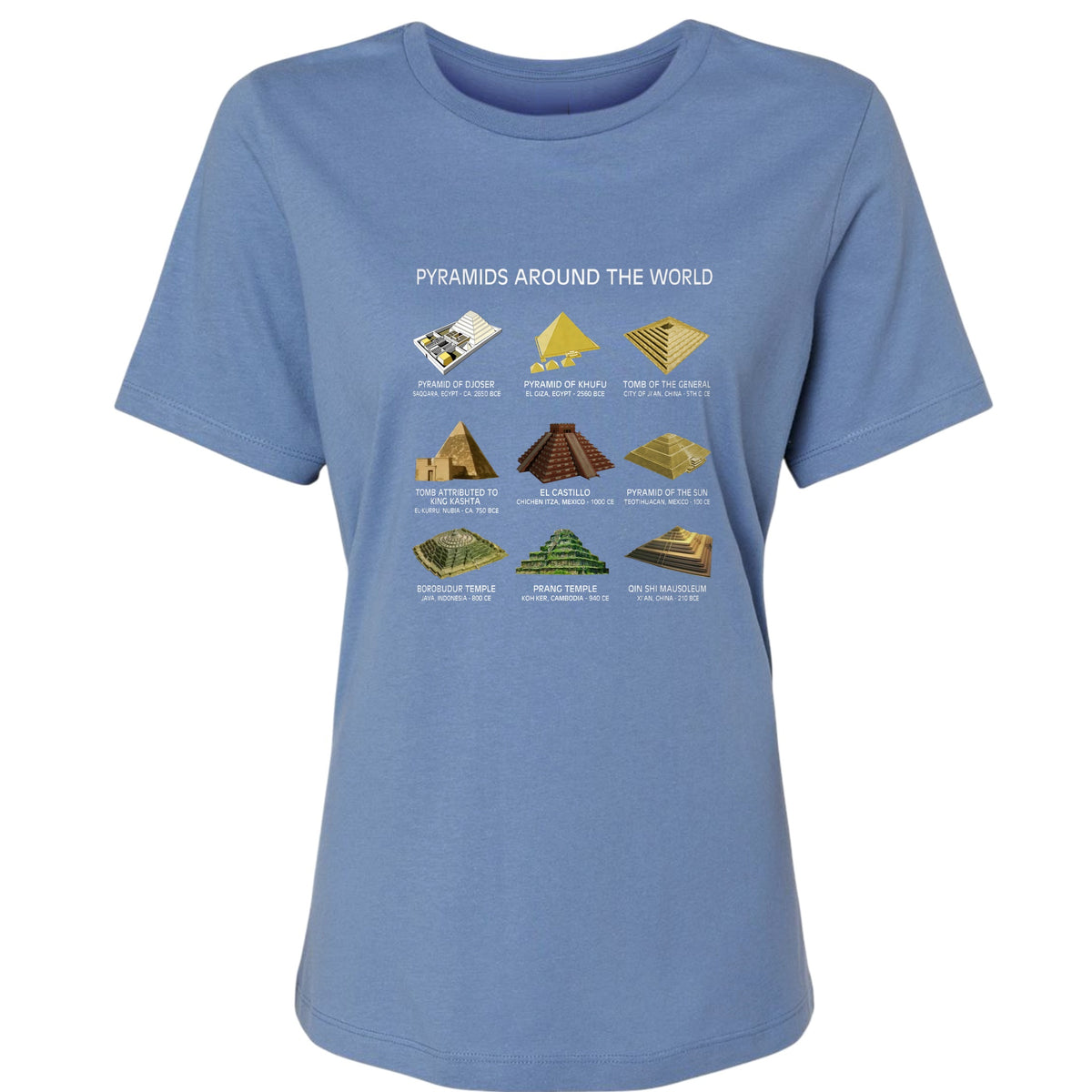 Pyramids of the World Women's T-Shirt