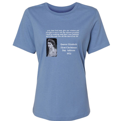 Queen Elizabeth II Xmas Address Women's T-Shirt