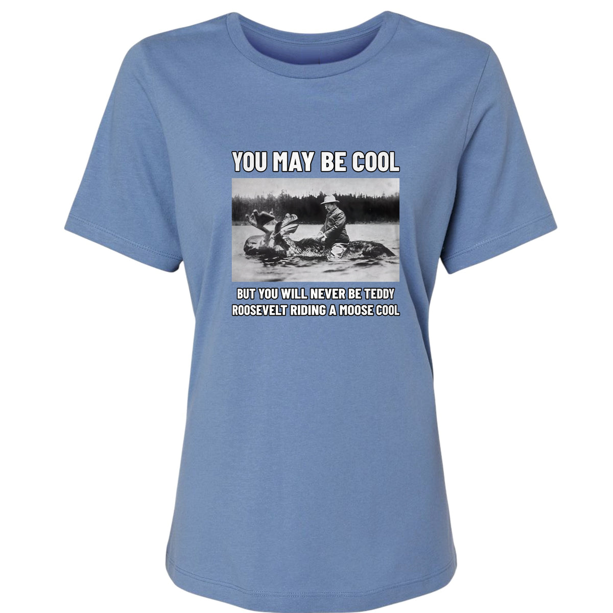 Teddy Riding Moose Women's T-Shirt