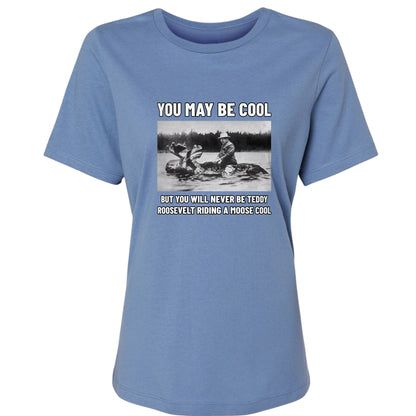 Teddy Riding Moose Women's T-Shirt