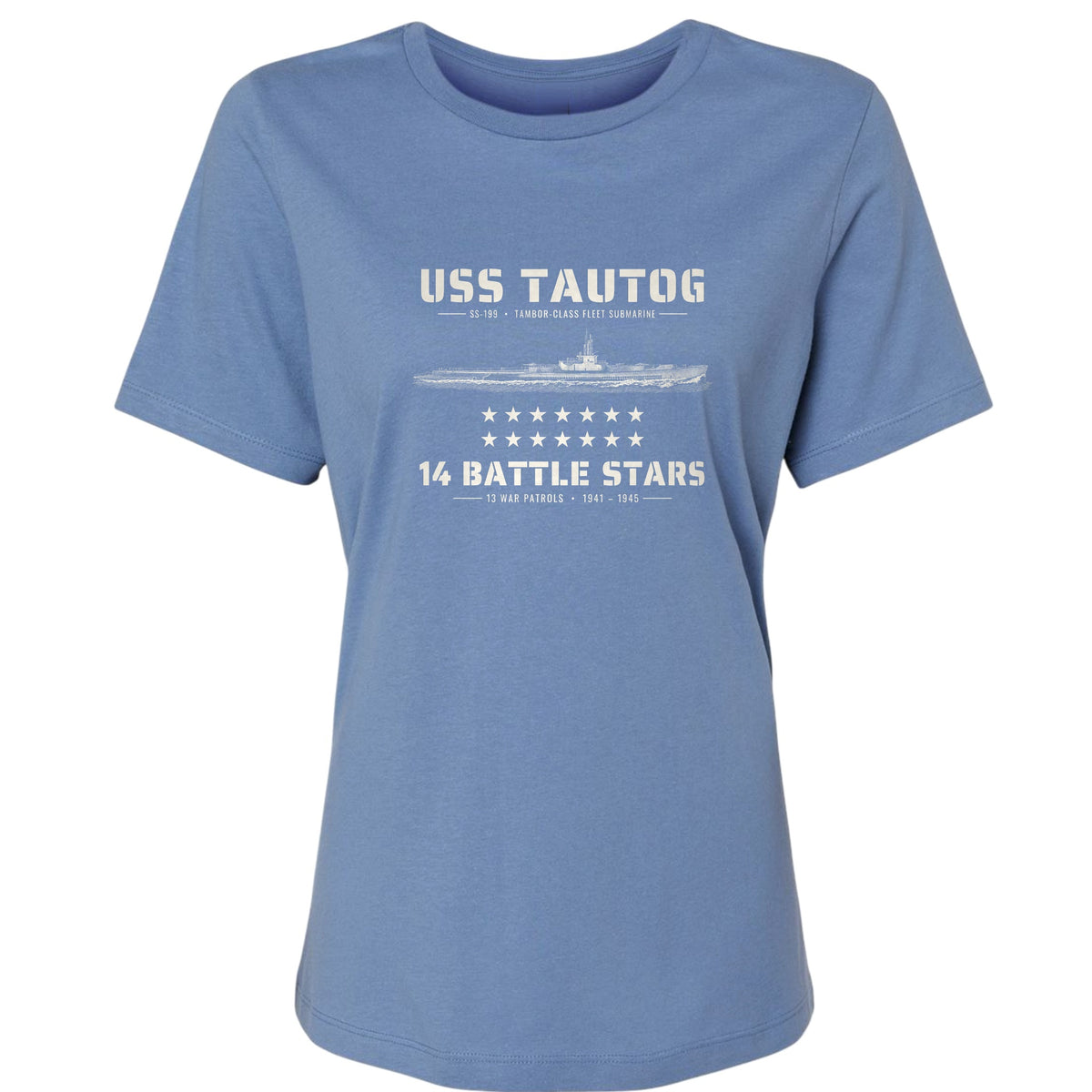 USS Tautog 14 Battle Stars Women's T-Shirt
