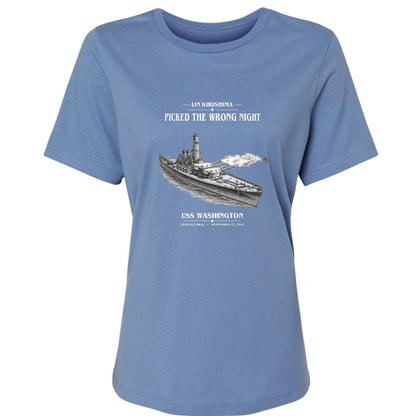 USS Washington at Guadalcanal Women's T-Shirt