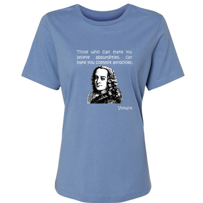 Voltaire Absurdities Women's T-Shirt