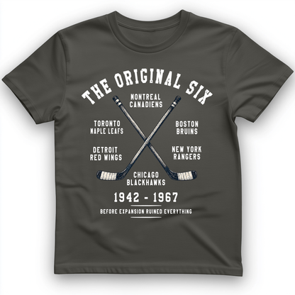 NHL Era of Six T-Shirt Charcoal / S