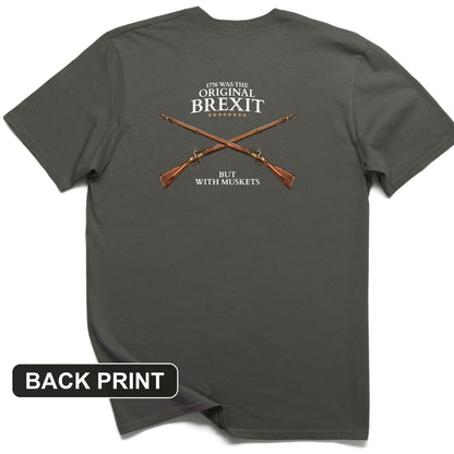 1776 Brexit Back Print T-Shirt