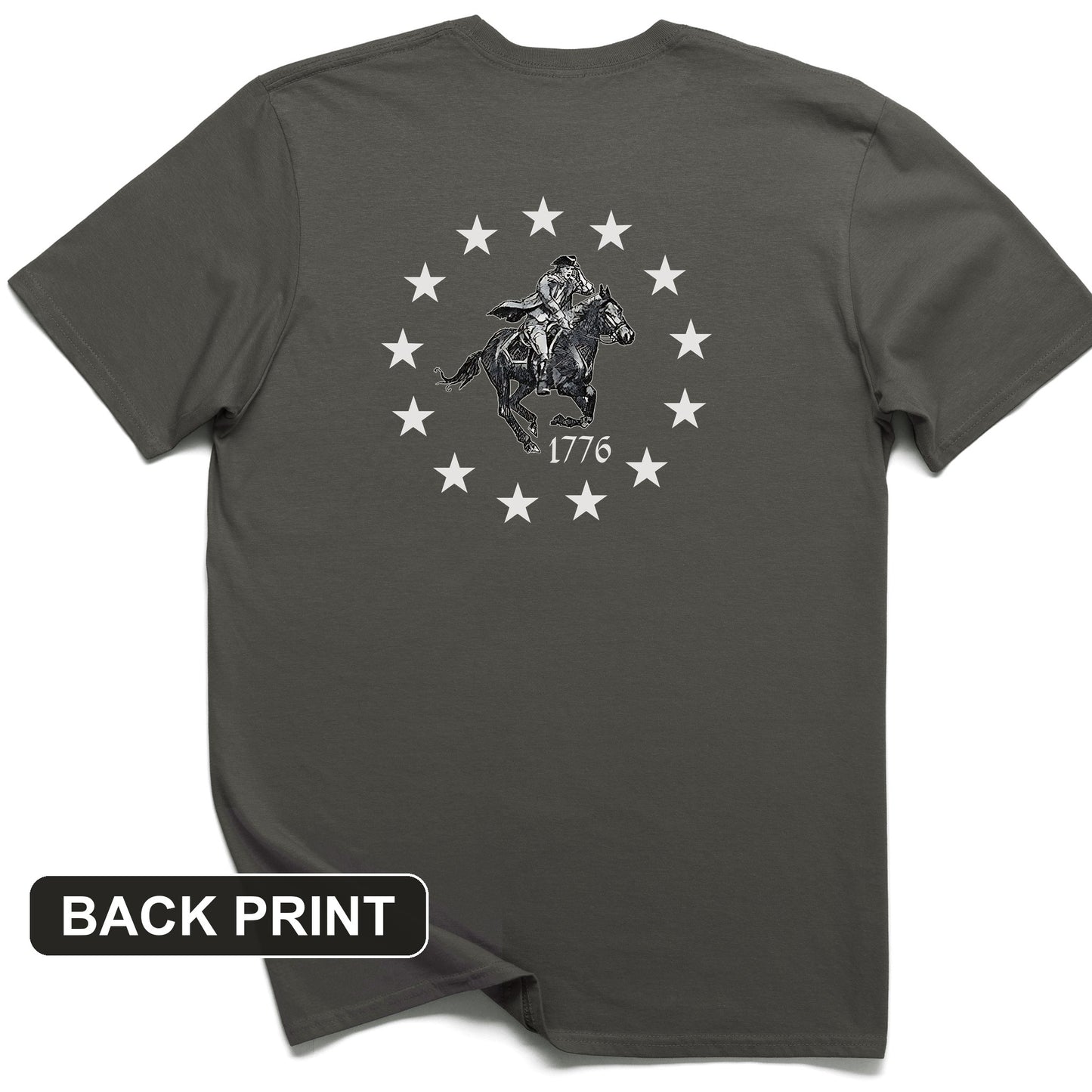 1776 Back Print T-Shirt