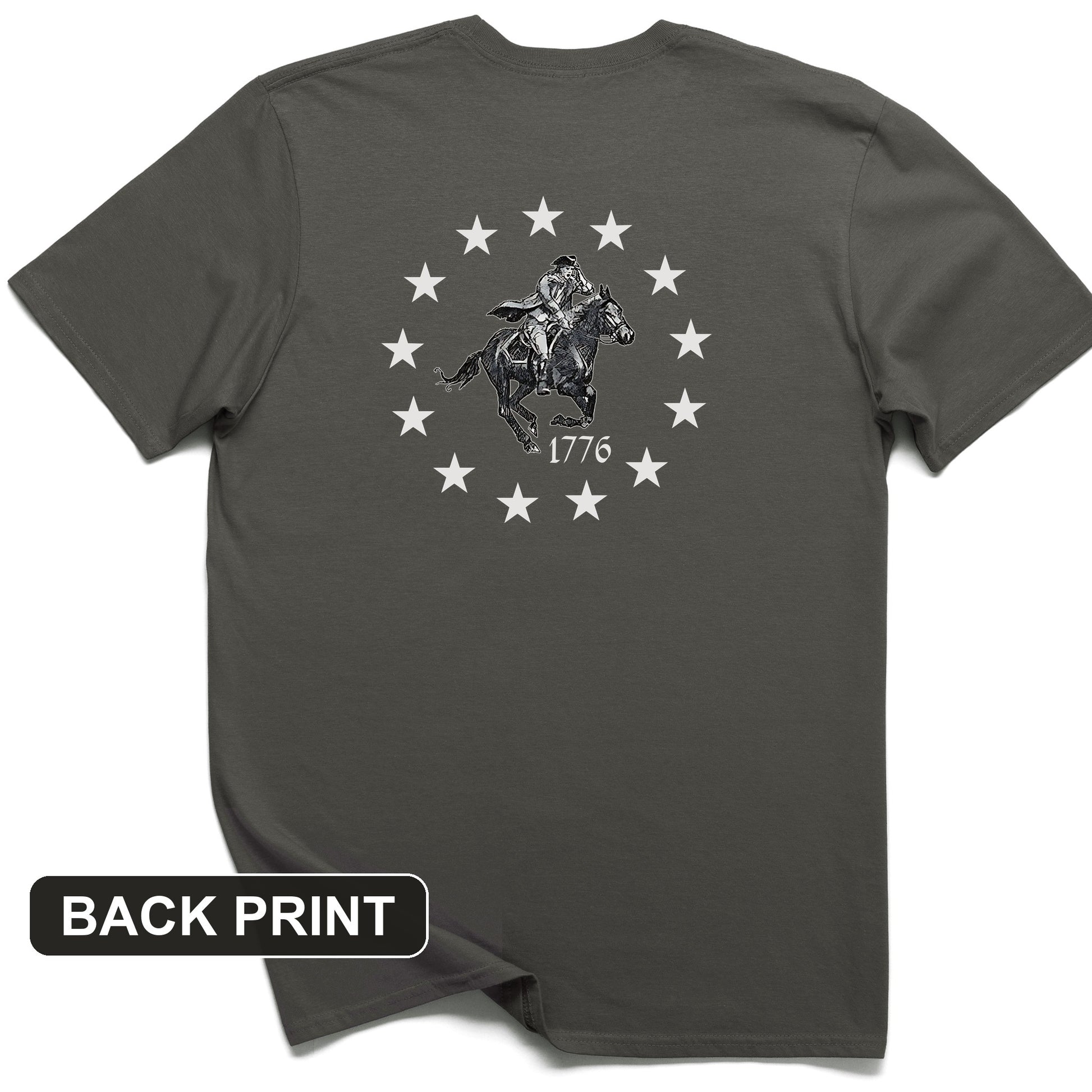 1776 Back Print T-Shirt