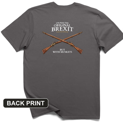 1776 Brexit Back Print T-Shirt