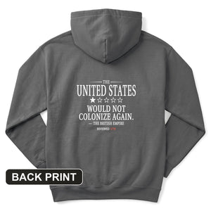 1 Star US Back Print Hoodie