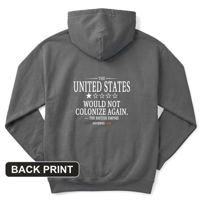 1 Star US Back Print Hoodie