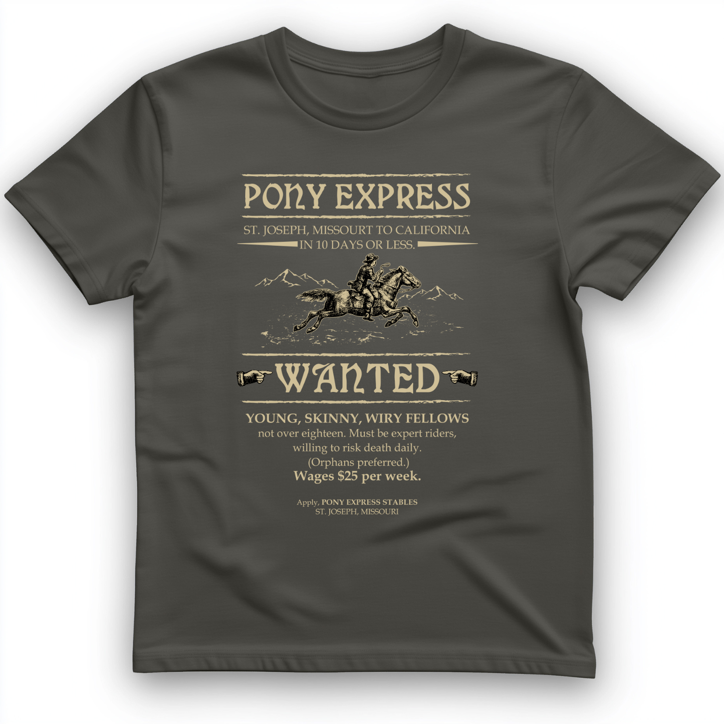 Pony Express Poster T-Shirt