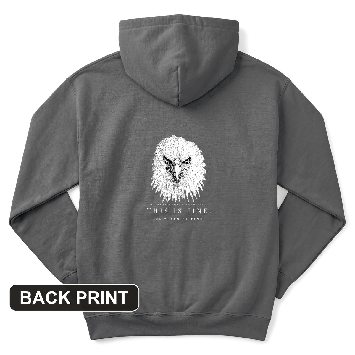 250 Years of Fine Back Print Hoodie