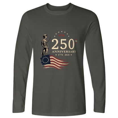 250th Anniversary Soldier Long Sleeve T-Shirt