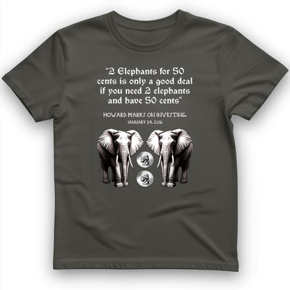 2 Elephants for 50 Cents T-Shirt