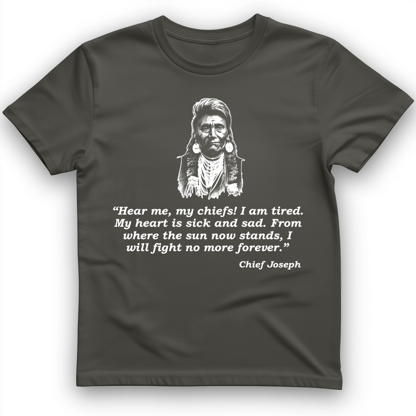 Chief Joseph Fight No More T-Shirt