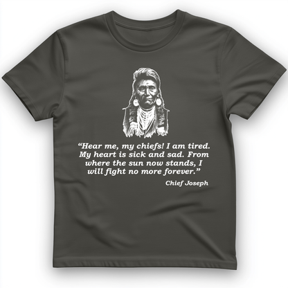 Chief Joseph Fight No More T-Shirt