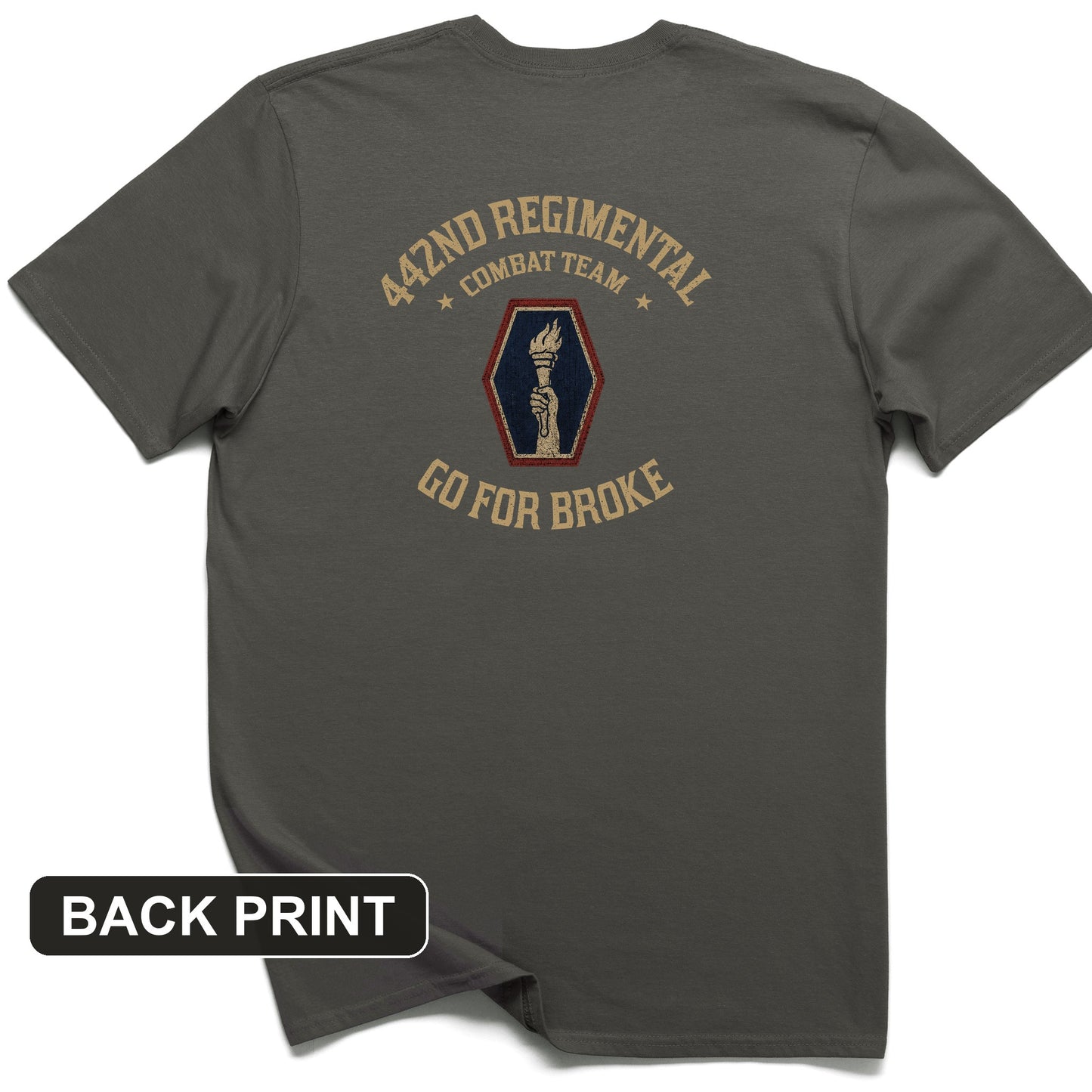 442nd RCT Back Print T-Shirt