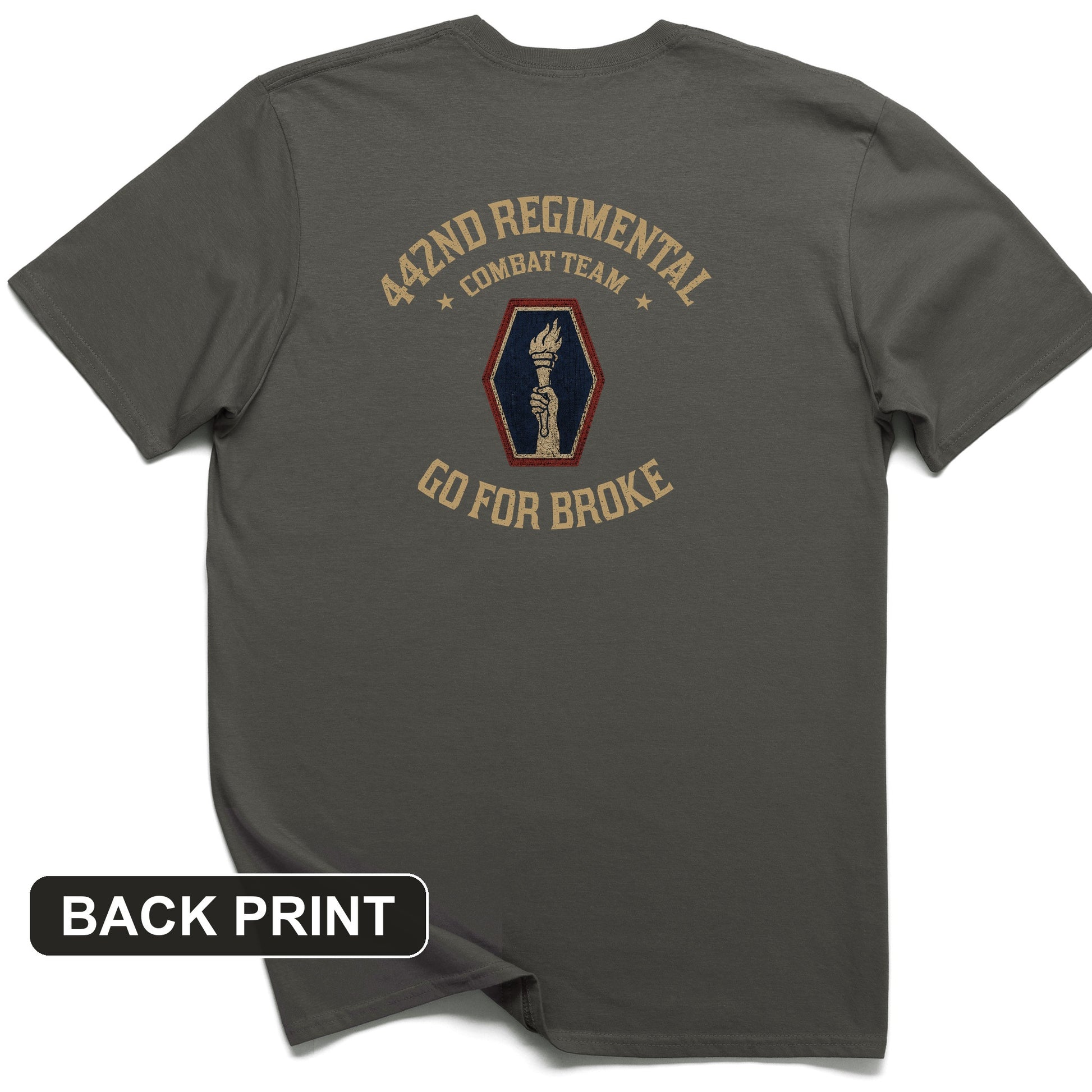 442nd RCT Back Print T-Shirt