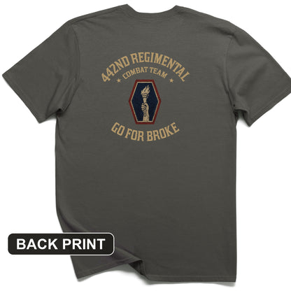 442nd RCT Back Print T-Shirt
