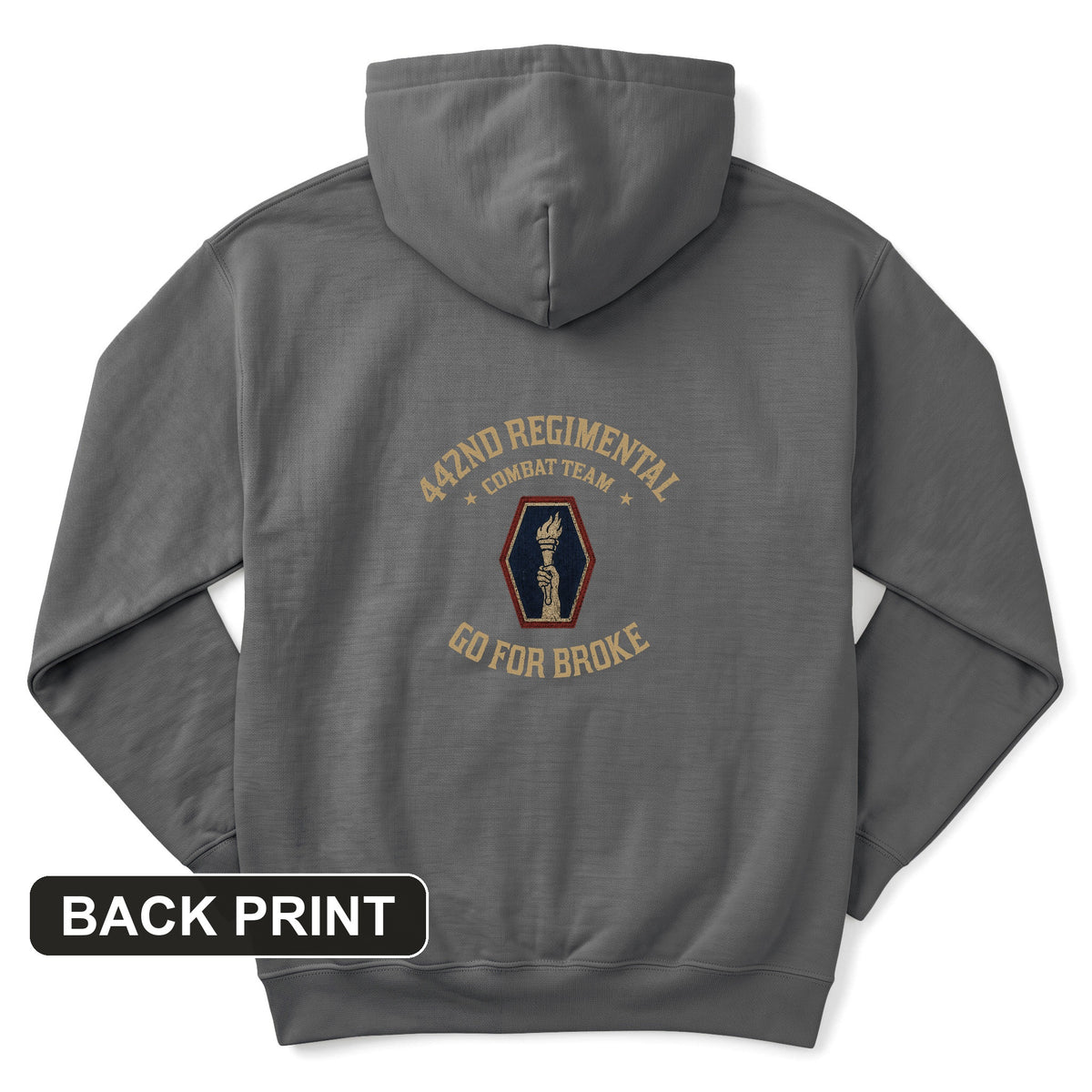 442nd RCT Back Print Hoodie