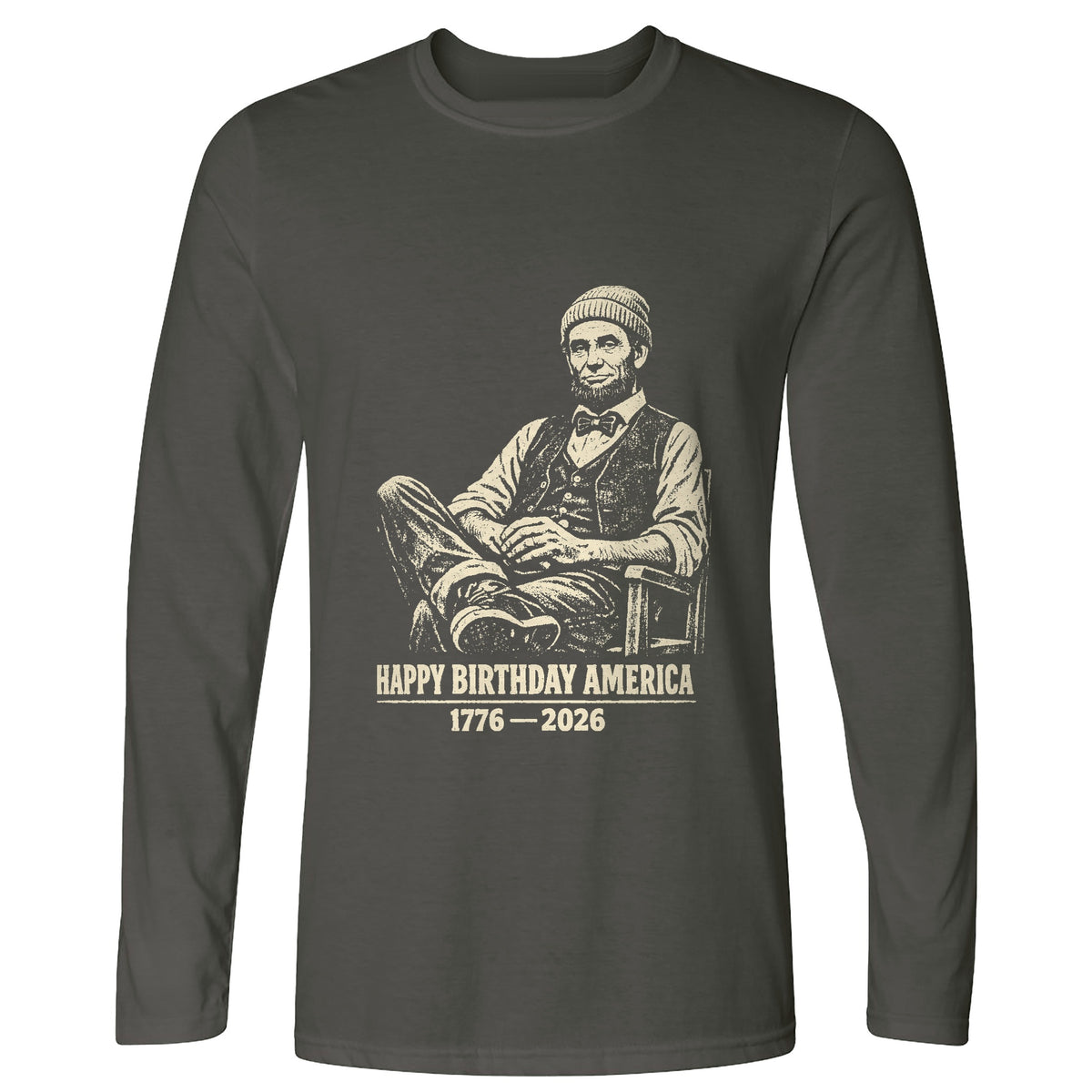 Abe Beanie Long Sleeve T-Shirt