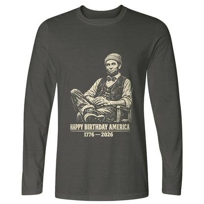 Abe Beanie Long Sleeve T-Shirt