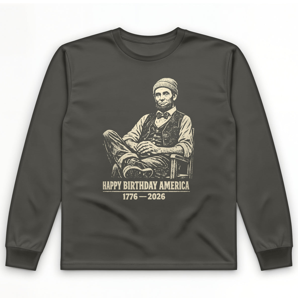 Abe Beanie Long Sleeve T-Shirt