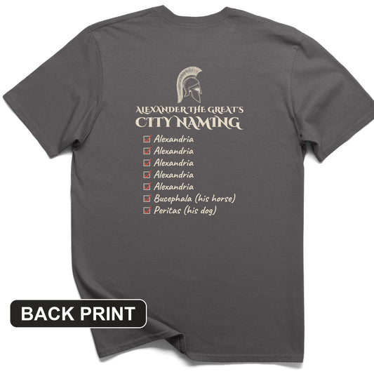 Alexander City Naming Back Print T-Shirt