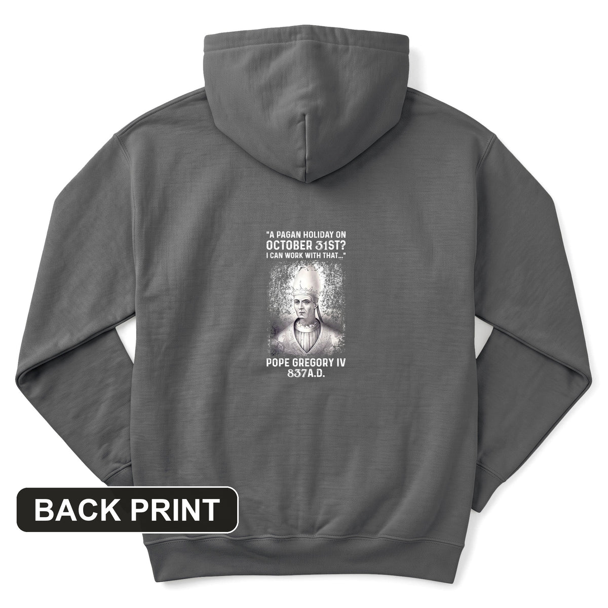 All Saints' Day Back Print Hoodie