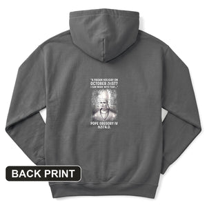 All Saints' Day Back Print Hoodie