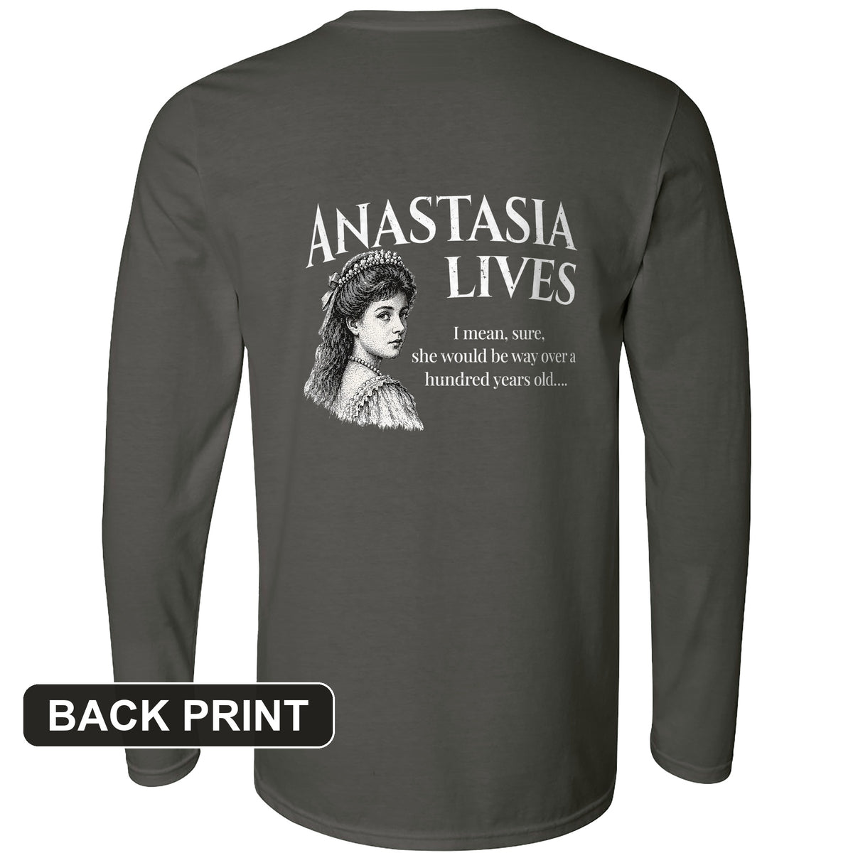 Anastasia Back Print Long Sleeve T-Shirt