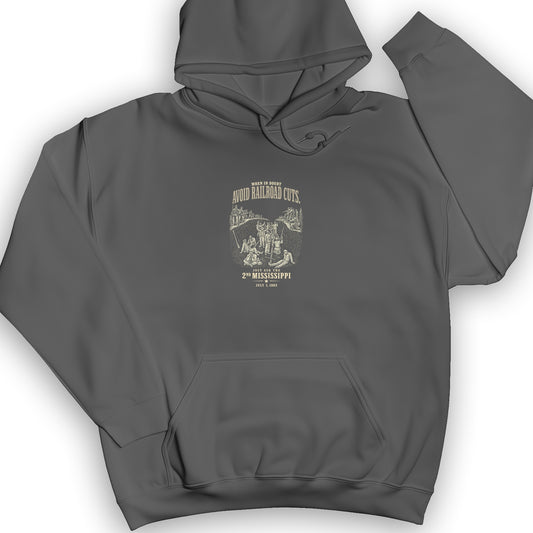 Avoid Railroad Cuts Hoodie
