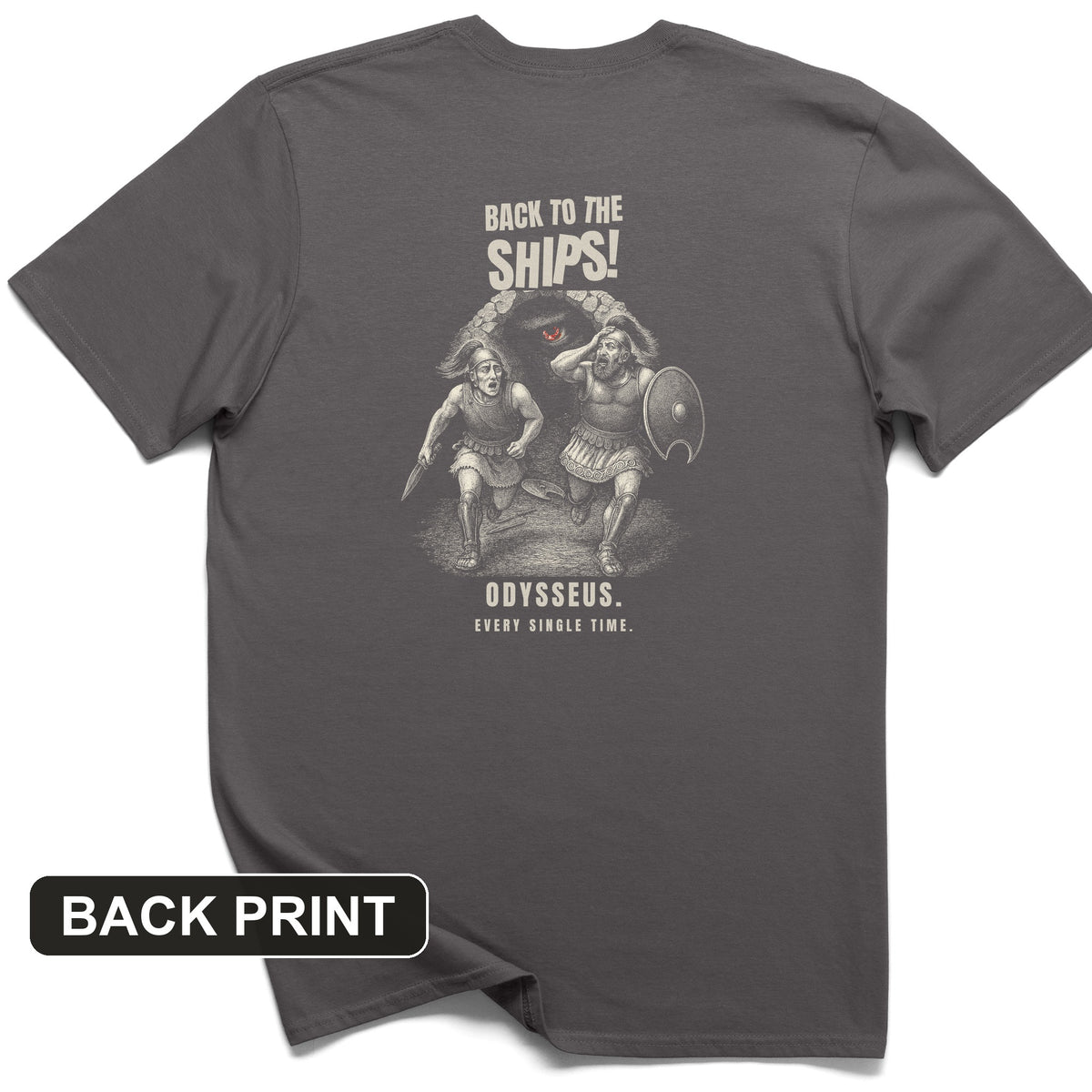 Back To The Ships Back Print T-Shirt