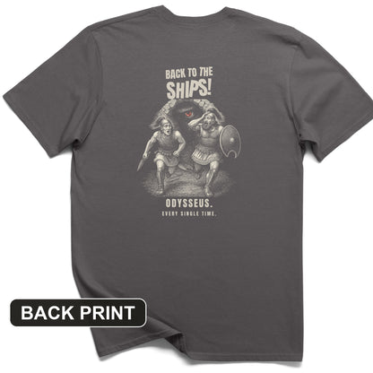 Back To The Ships Back Print T-Shirt