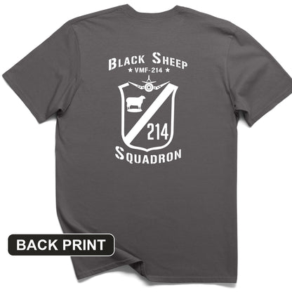 Black Sheep Back Print T-Shirt